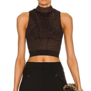 Wolford Shimmering Sleeveless Crop Top